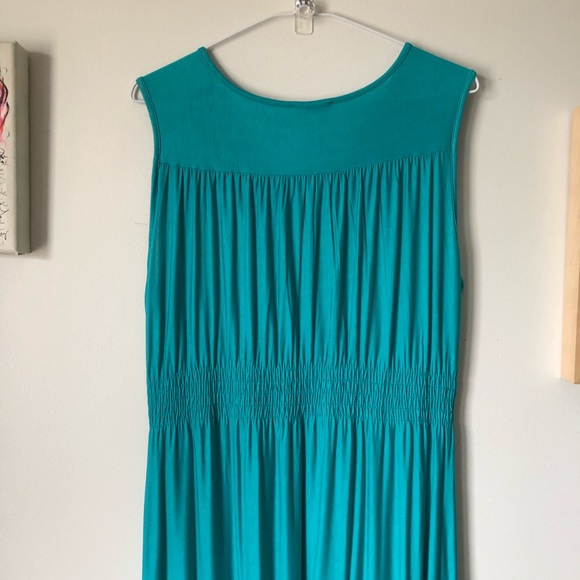 Tropical Braided-Waist Sleeveless Maxi Dress - Picture 8 of 15